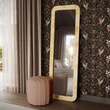 Pouch Chenille Ottoman