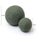 Boba Textured Basketweave Ball Pillow (9"-14")