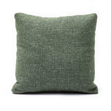Malolo Green Basketweave Square Vegan-Down Pillow Cover (16"-20")