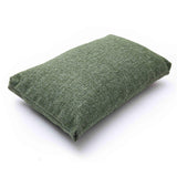 Malolo 20"X12" Green Basketweave Rectangular Vegan-Down Pillow Cover