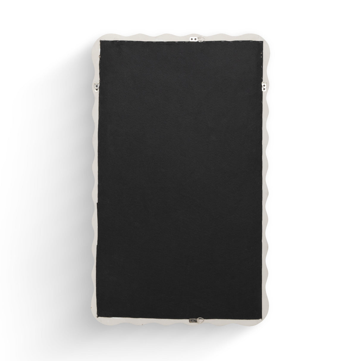 Faire 23"X39" Cream Squiggle Rectangular Wall Mirror