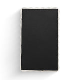 Faire 23"X39" Cream Squiggle Rectangular Wall Mirror