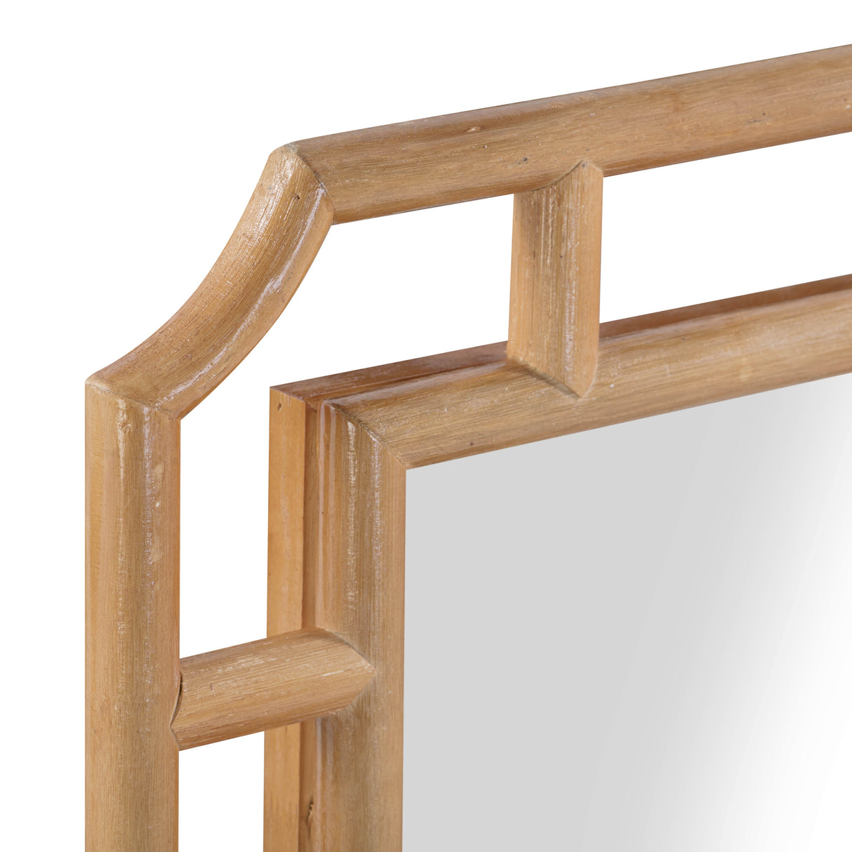 Cienna 24"x32.2" Natural Rattan Wall Mirror