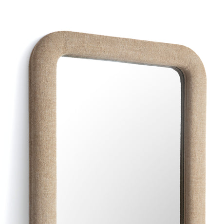 Heidi 43"X78" Upholstered Oversized Floor Mirror - View 16