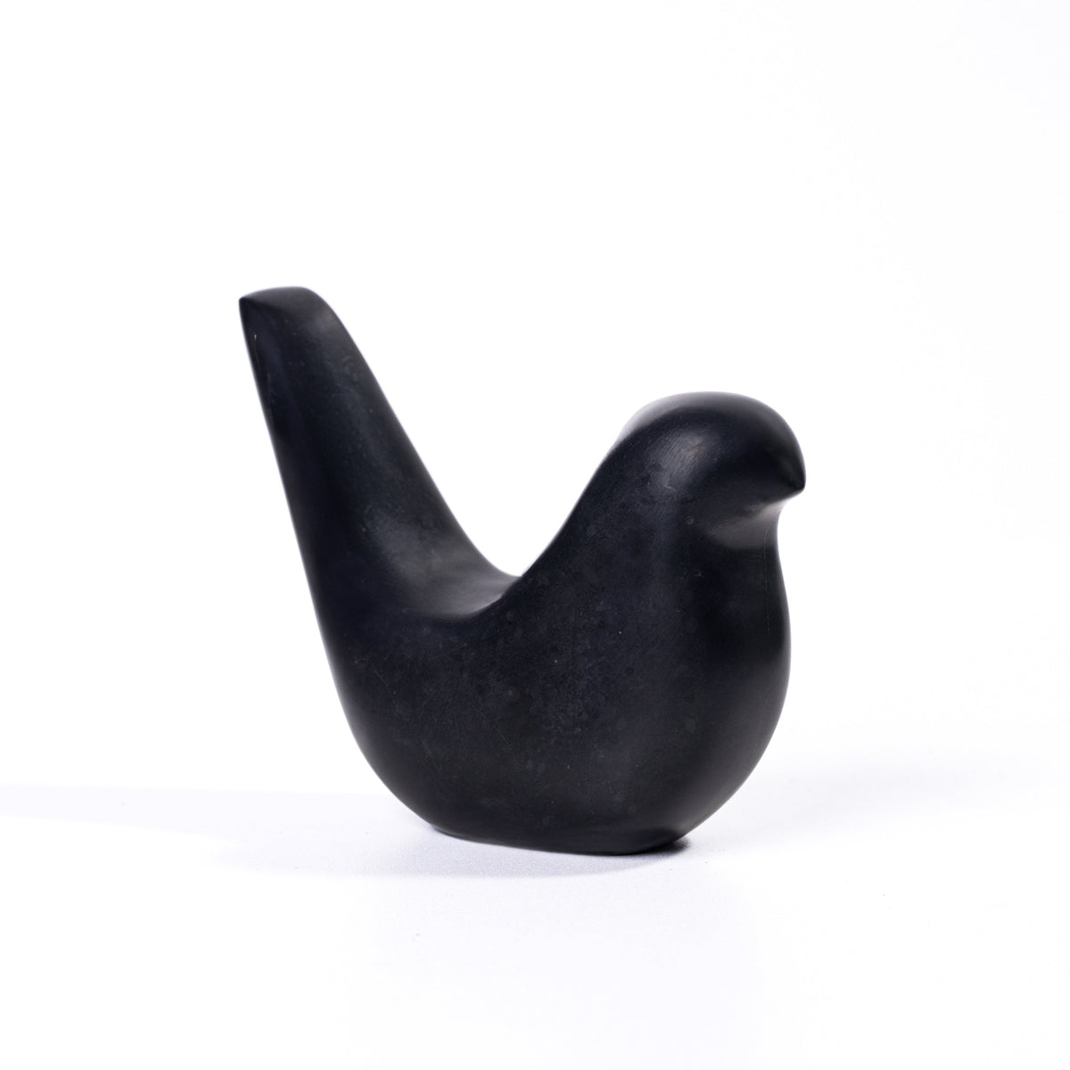 Black Marble Bird Statue - View 1