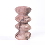 Marble Pink Cairn Decorative Object - View 4