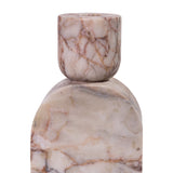 Marble White Brown Foundation Candle Holder - View 5