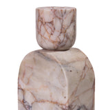 Marble White Brown Foundation Candle Holder - View 6