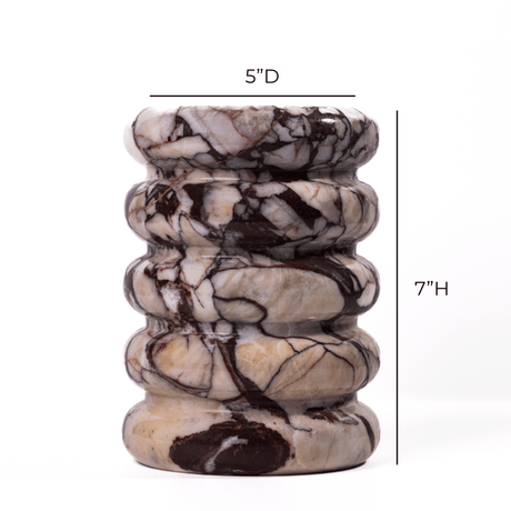 Marble Layered Decorative Vase - View 7