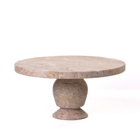 Natural Travertine Cake Stand - View 4