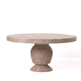 Natural Travertine Cake Stand - View 1