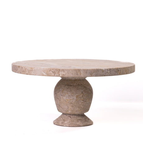 Natural Travertine Cake Stand - View 2