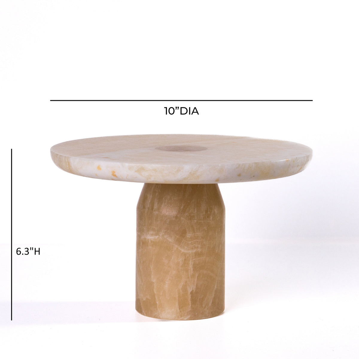 Yellow Onyx Marble Cakestand - View 6