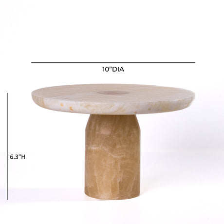 Yellow Onyx Marble Cakestand - View 6