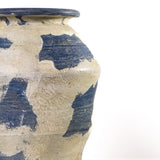 Visha Cream and Blue Terracotta Decorative Vase - View 6