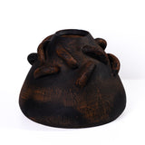 Visha Roped Dark Terracotta Decorative Vase - View 4