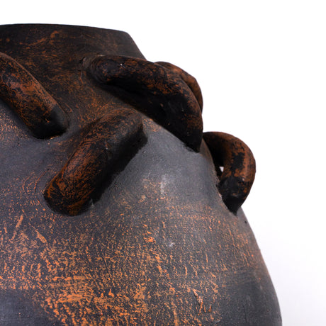 Visha Roped Dark Terracotta Decorative Vase - View 5