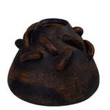 Visha Roped Dark Terracotta Decorative Vase - View 1
