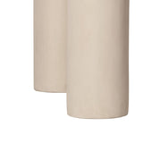 Barbara 47" Cream Textured Indoor / Outdoor Round Dining Table