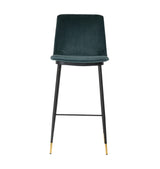 Evora Velvet Counter Stool - Set of 2