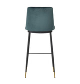 Evora Velvet Counter Stool - Set of 2