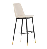 Evora Velvet Counter Stool - Set of 2