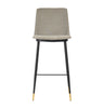 Evora Velvet Counter Stool - Set of 2