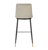 Evora Velvet Counter Stool - Set of 2