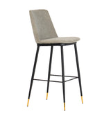 Evora Velvet Counter Stool - Set of 2