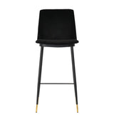 Evora Velvet Counter Stool - Set of 2