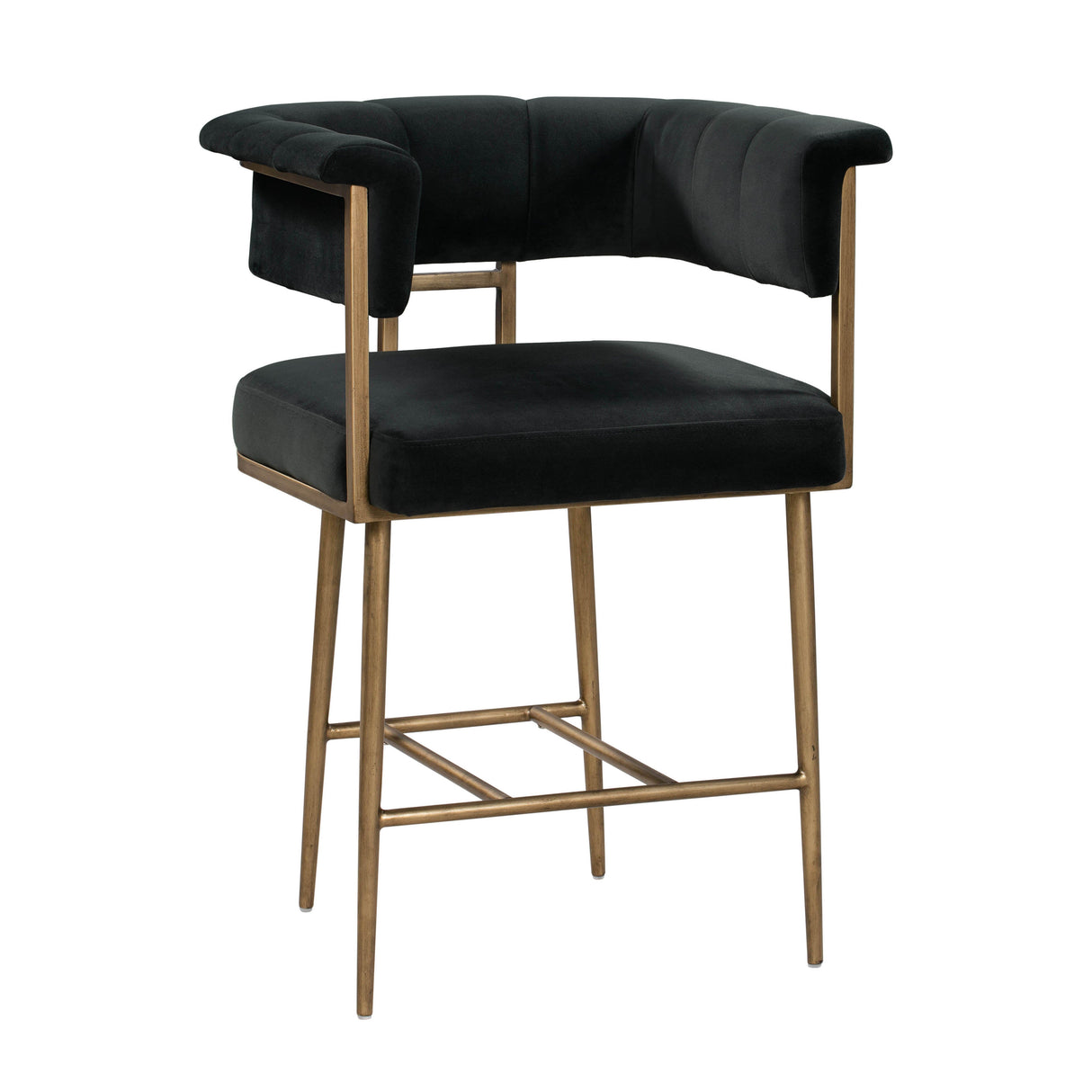 Astrid Velvet Stool