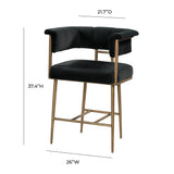 Astrid Velvet Stool