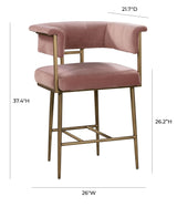 Astrid Velvet Stool