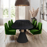 Beatrix Cognac Velvet Side Chair