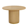 Chelsea 47" Oak Wood Round Dining Table