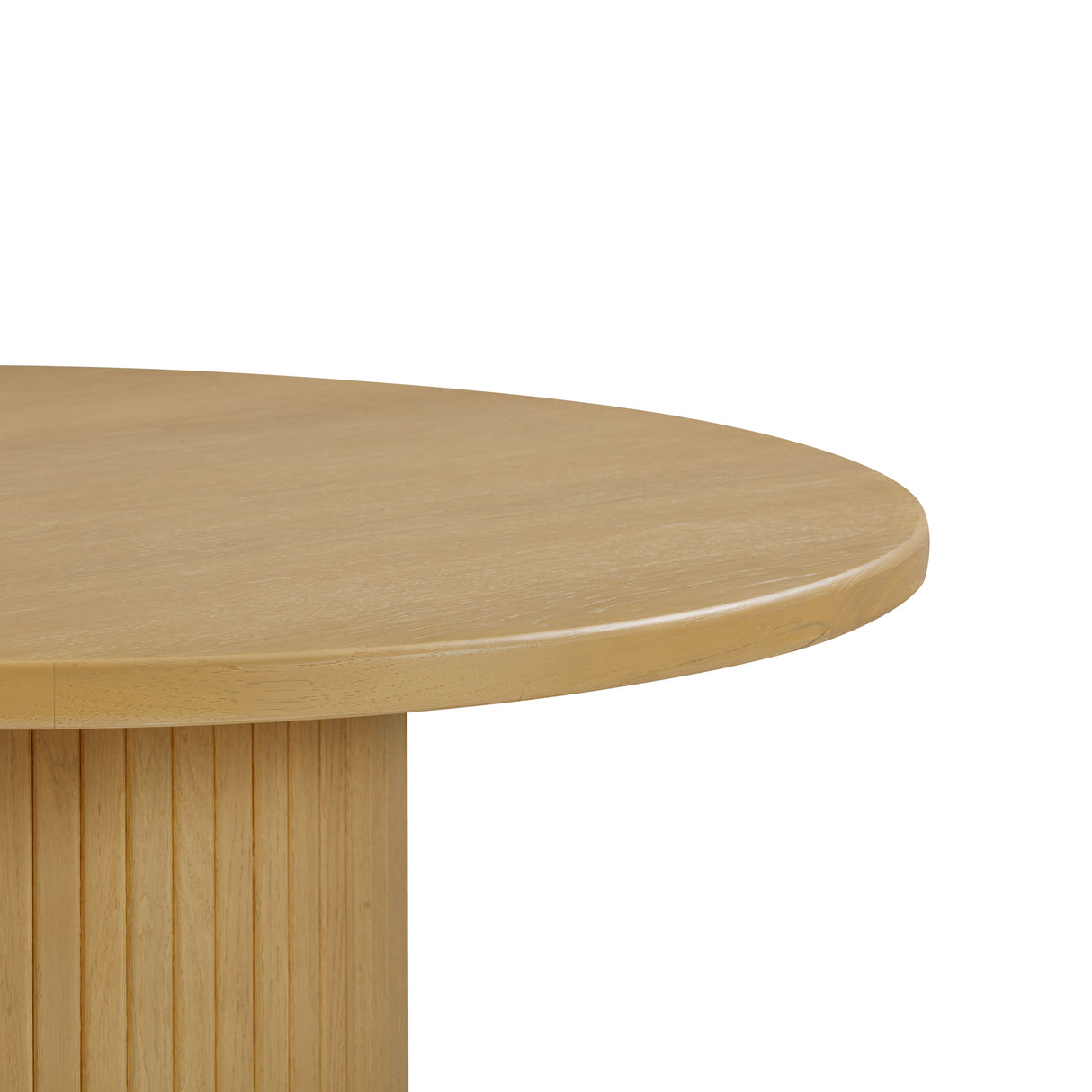 Chelsea 47" Oak Wood Round Dining Table
