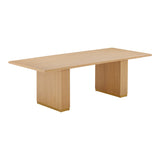 Chelsea 96" Oak Wood Rectangular Dining Table