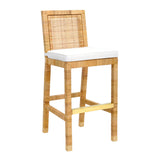 Amara Rattan Performance Fabric Counter Stool