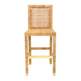 Amara Rattan Performance Fabric Counter Stool