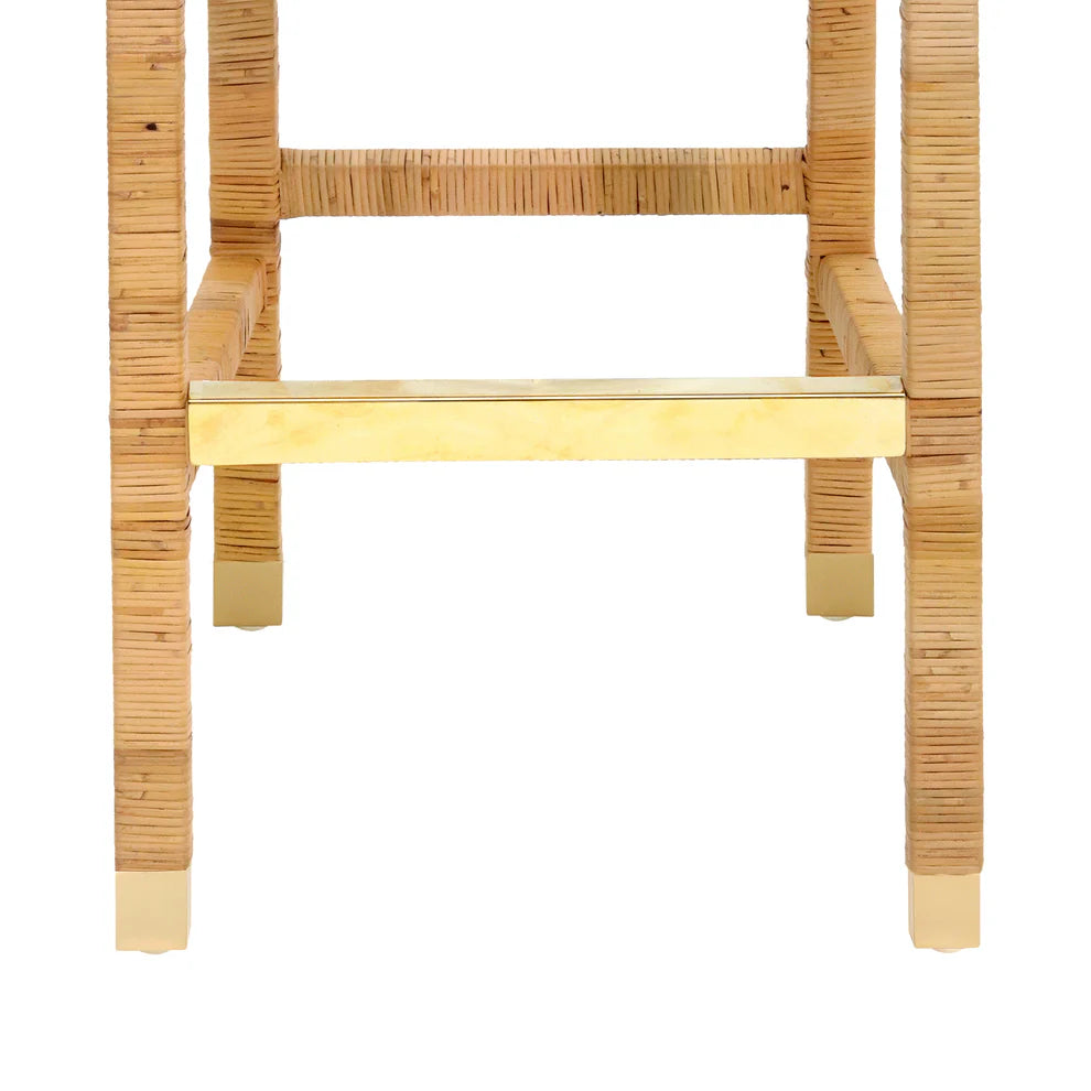 Amara Rattan Performance Fabric Counter Stool