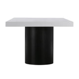 Nova 95" White Lacquer Rectangular Dining Table