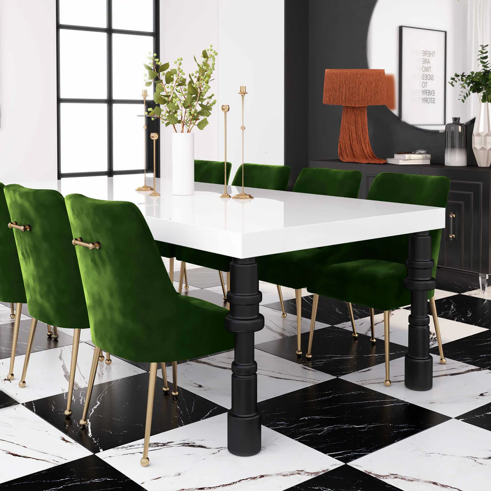 Beatrix Cognac Velvet Side Chair