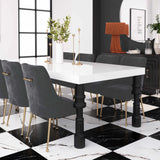Beatrix Cognac Velvet Side Chair