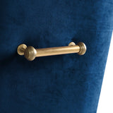 Beatrix Cognac Velvet Side Chair