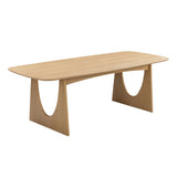 Cybill Natural Ash Rectangular Dining Table (79"-94")