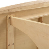 Cybill Natural Ash Rectangular Dining Table (79"-94")