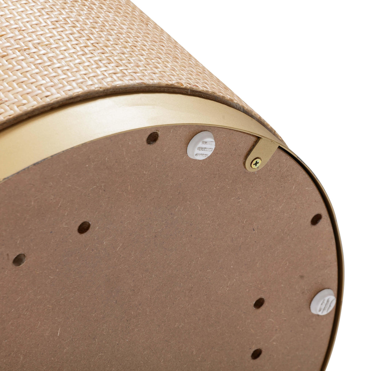 Akiba 47" Natural Ash & Rattan Round Dining Table