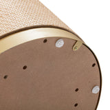 Akiba 47" Natural Ash & Rattan Round Dining Table