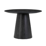 Sahara Round Oak Dining Table (41"-60") - View 10