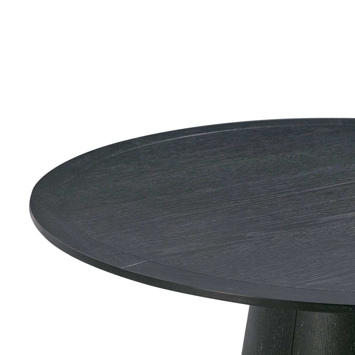 Sahara 41" Black Oak Round Dining Table